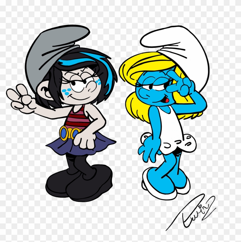 Vexy And Smurfette Whit New Haircut By Cjtwins On Deviantart - Vexy #389094