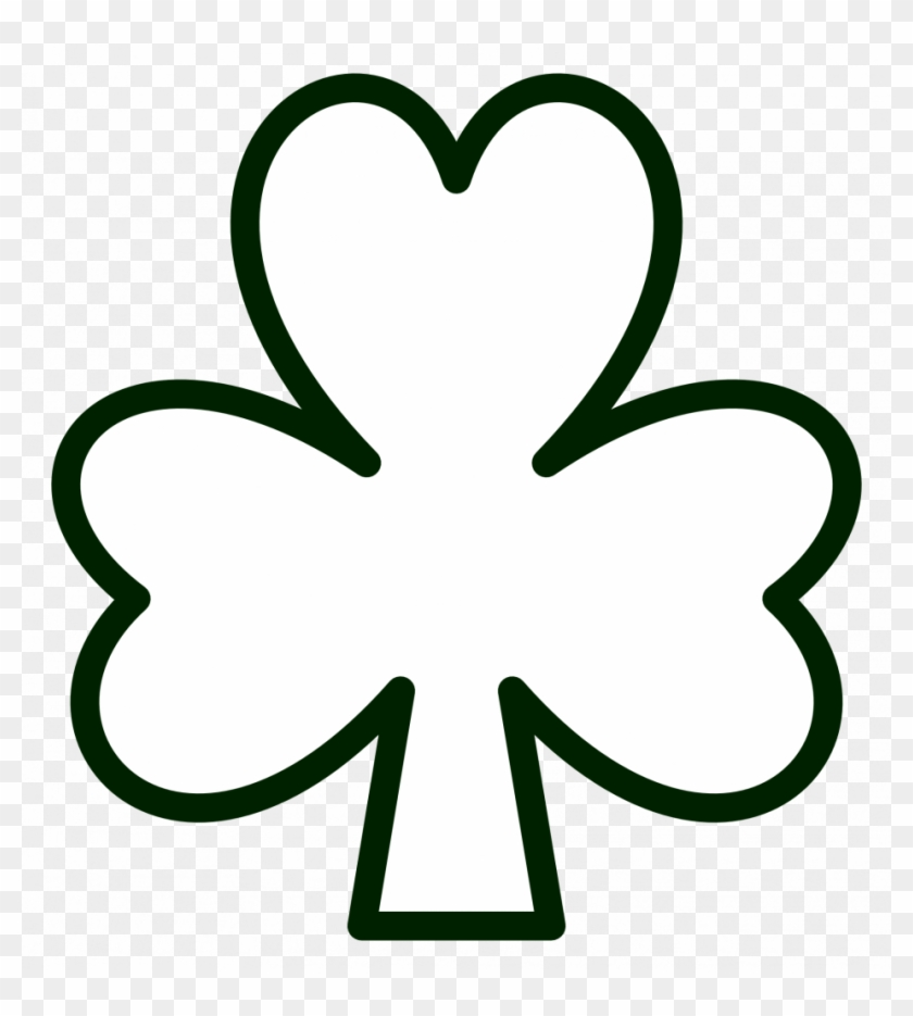 Shamrock Clip Art Library Shamrock And Leprechaun Pictures - Printable Shamrock Coloring Pages #389136