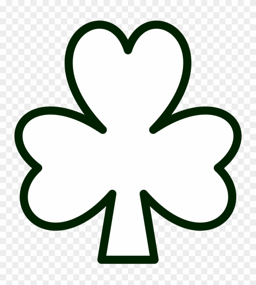 Shamrock Clip Art Library Shamrock And Leprechaun Pictures - Printable Shamrock Coloring Pages #389136