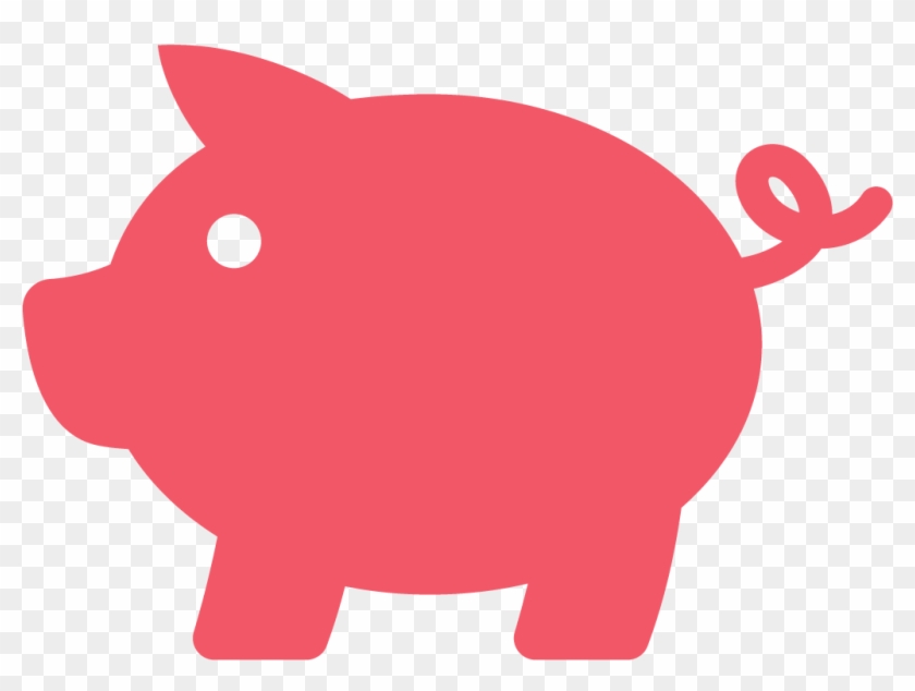 This Will Begin With A Commercial Pig Farm Outside - Blue Piggy Bank Icon #389187