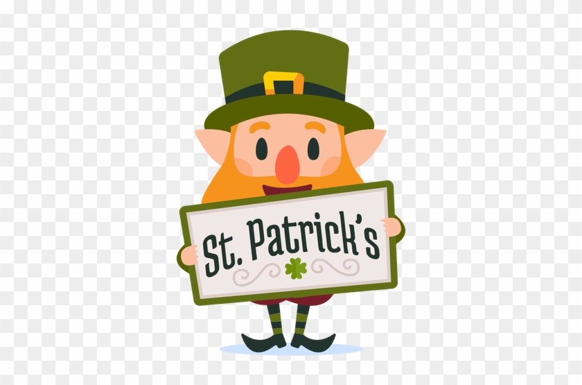Leprechaun St Patricks Cartoon Transparent Png - Drawing #389226