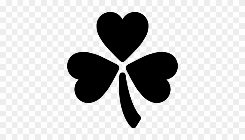 Three Leaf Clover Vector - Shamrock Icon #389242