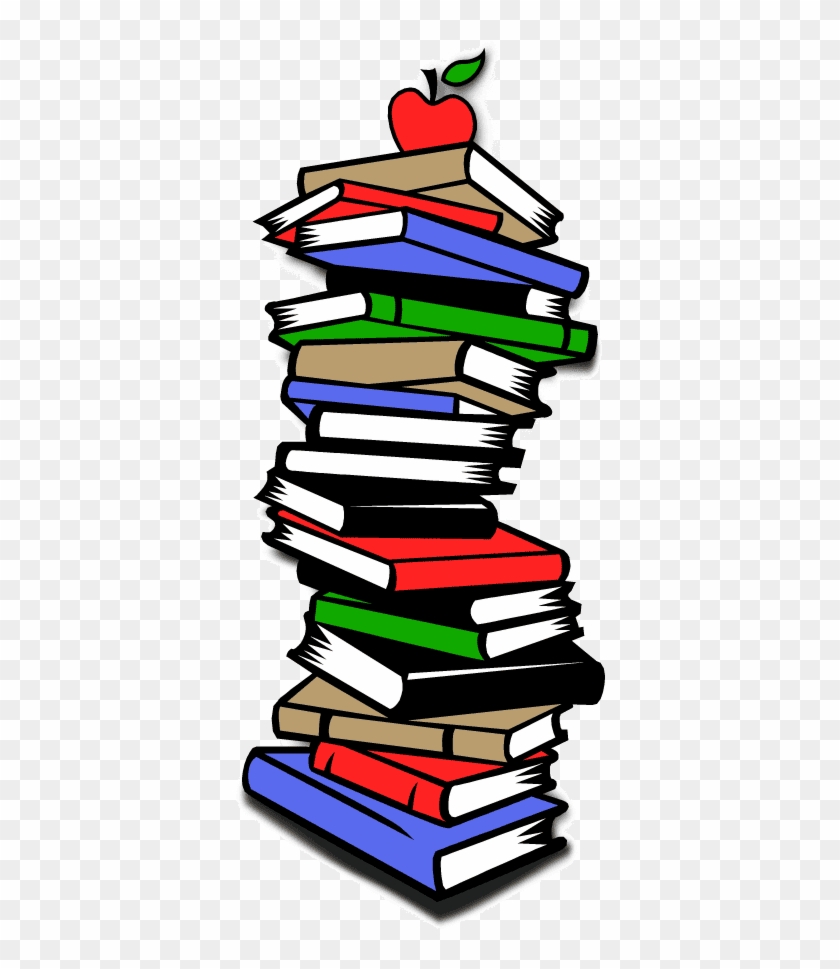 Pin Stack Of Books Clipart - Used Book Sale Clipart #389300