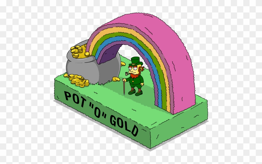 Pot "o" Gold Float - Cartoon #389457