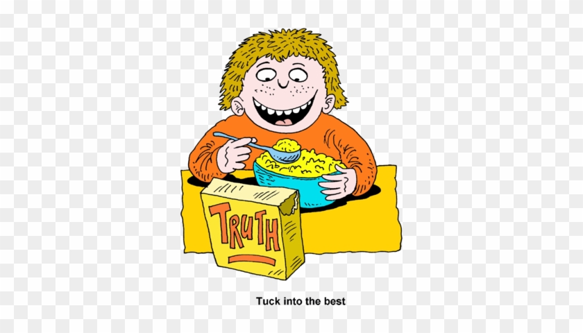 Boy Eating Cereal Christart - Eating Cereal Clipart #389503