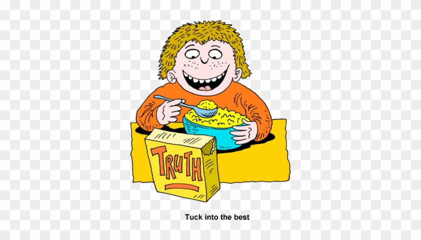 Boy Eating Cereal Christart - Eating Cereal Clipart #389503