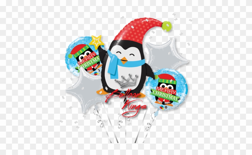 Penguin Bouquet - Merry Christmas Penguin Balloon Delivery #389534