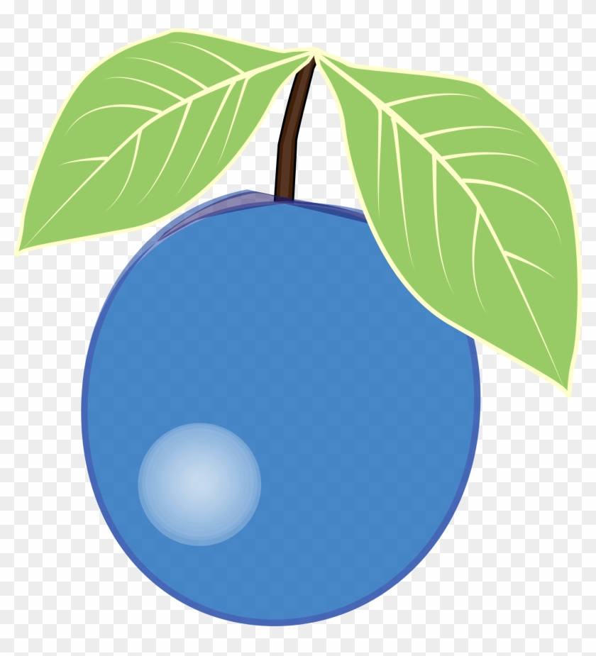 Big Image - One Blueberry Clipart #389539