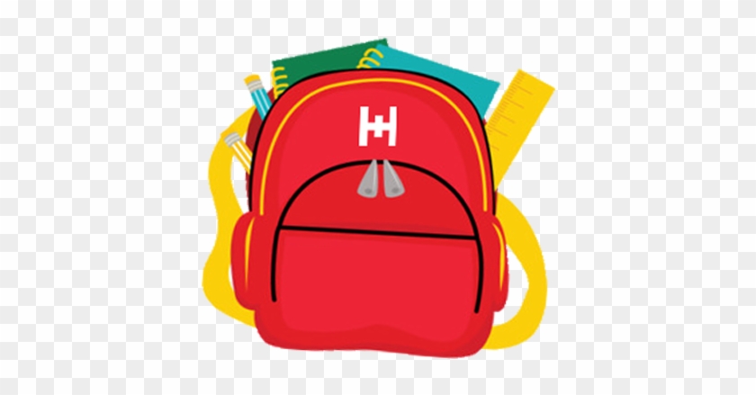 2400 - Bags For School Clip Art #389628