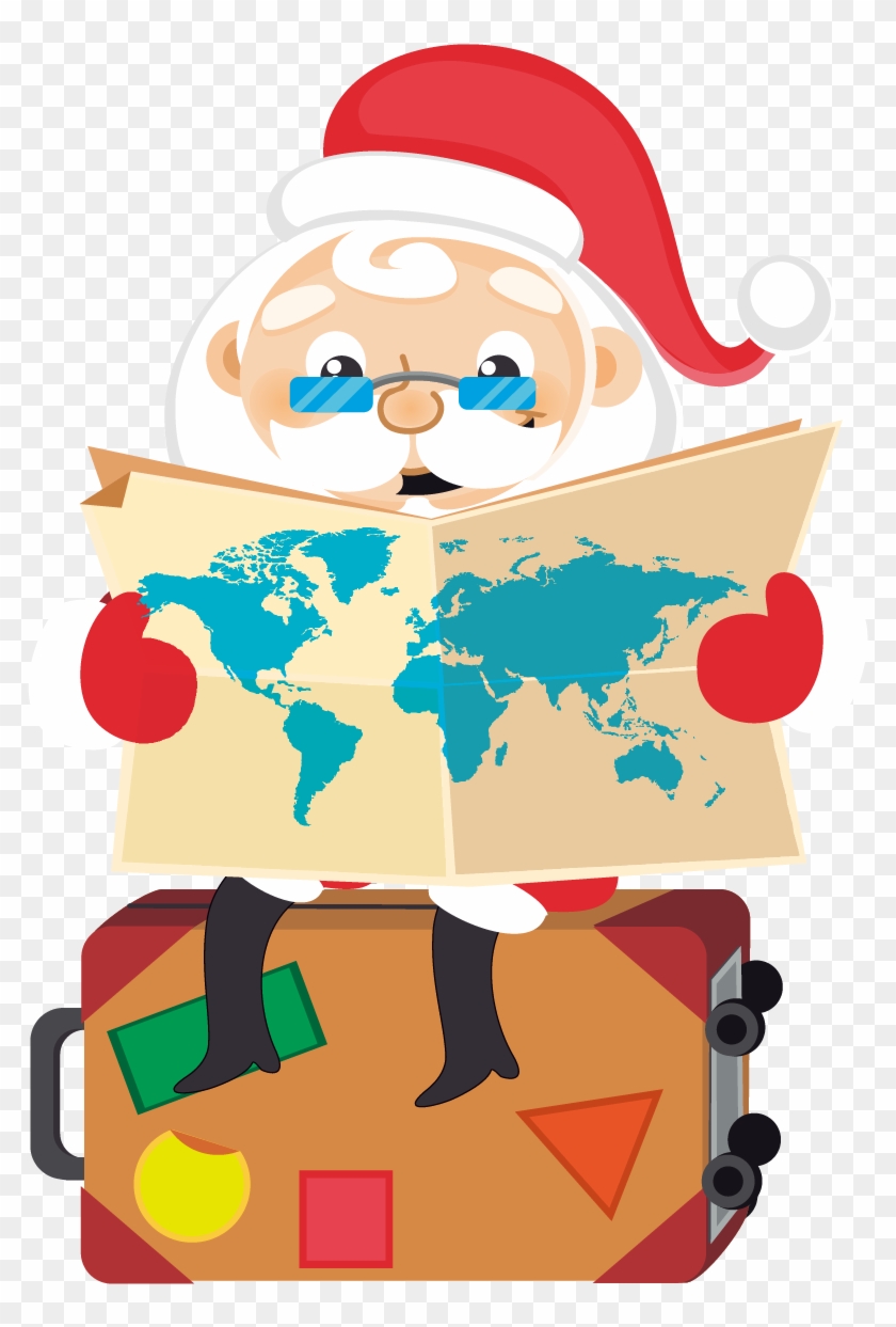 Santa Claus Christmas Clip Art - Santa Claus Christmas Clip Art #389664