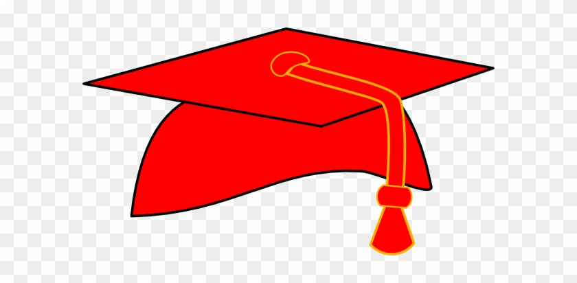 Commencement - - Red Graduation Cap Clipart #389683