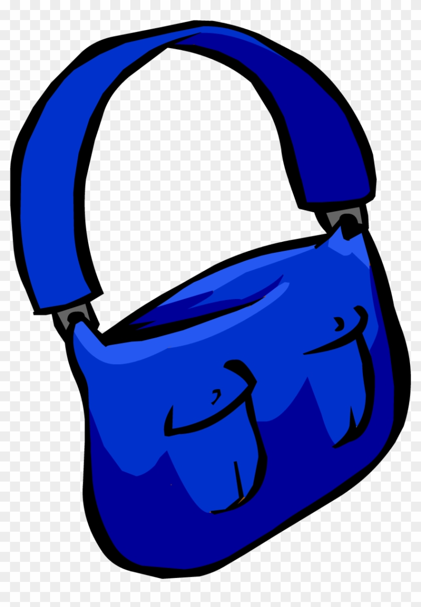 Mail Bag Clipart Download - Club Penguin Blue Mail Bag #389740