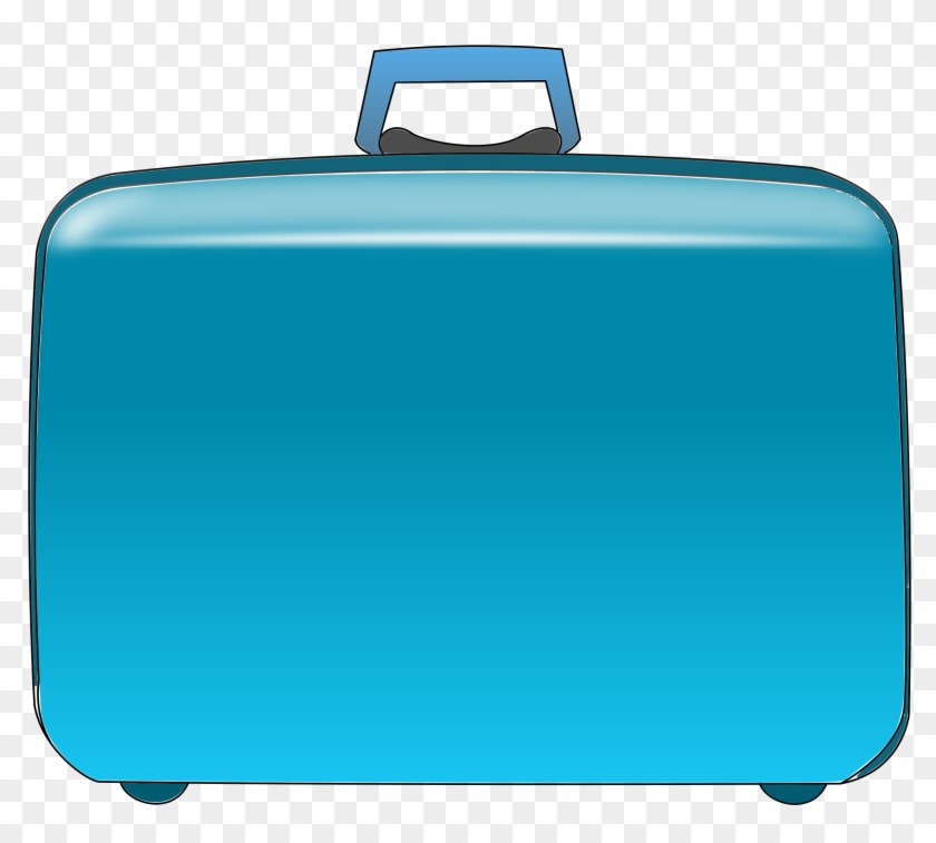 Travel Suitcase Clip Art - Blue Suitcase Clipart - Free Transparent PNG ...