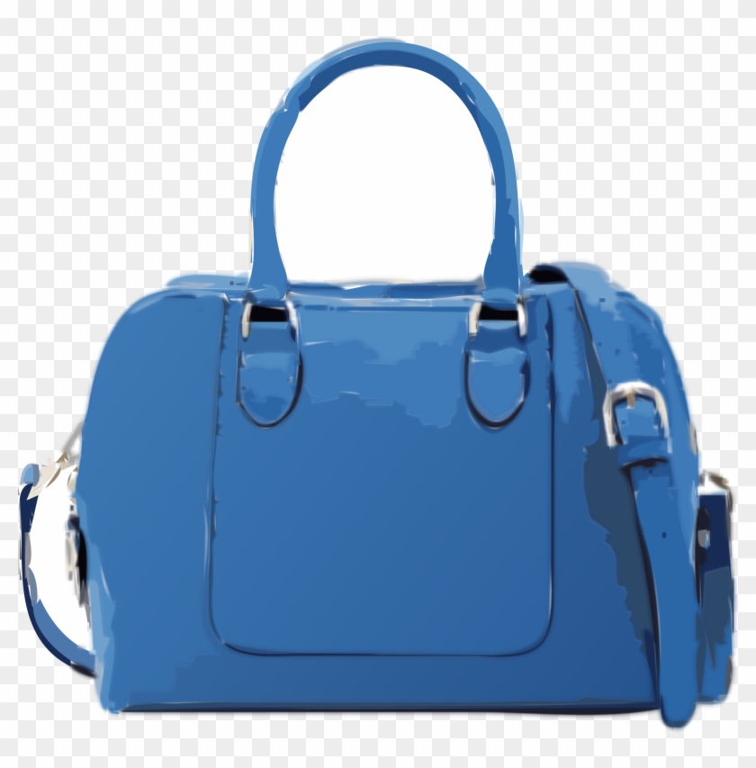Fascinating Handbag Images Clip Art Medium Size - Blue Hand Bag Clipart #389767