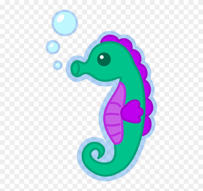 Seahorse Clipart Transparent - Cute Sea Horse Png #389804