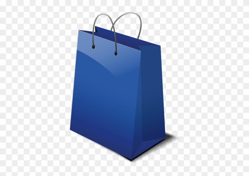 Blue Shopping Bag Png - Shopping Bag In Png #389836