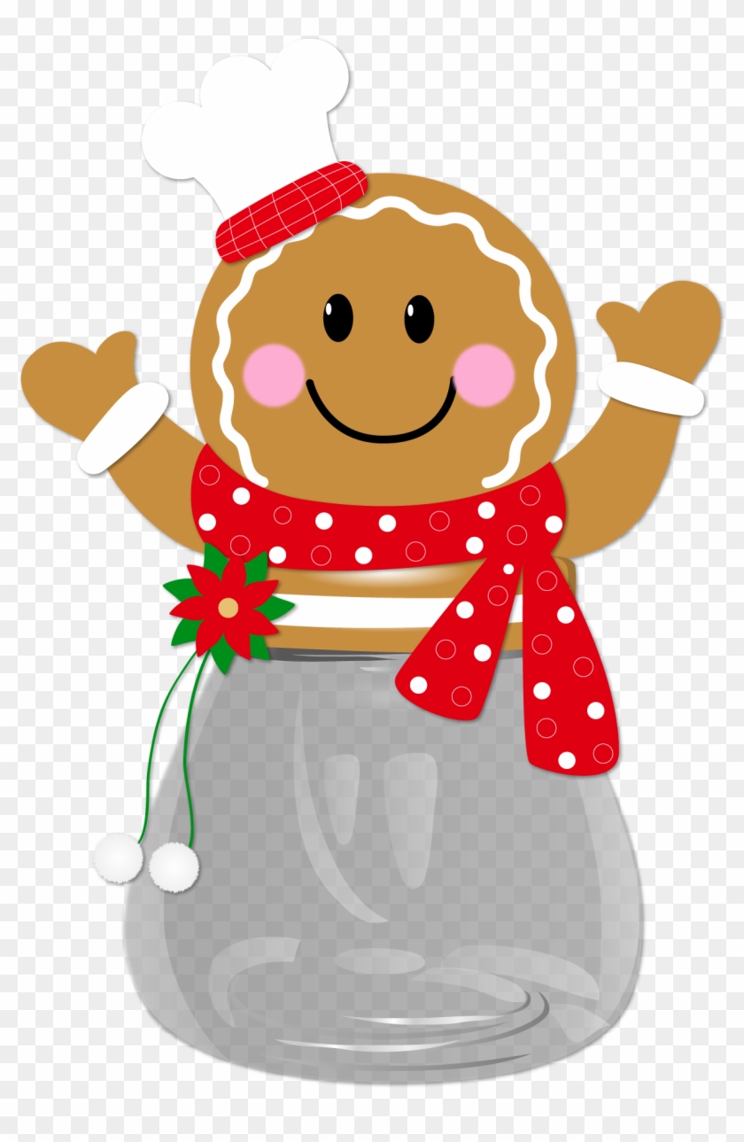圣诞节糖果罐 - Gingerbread Man #389925