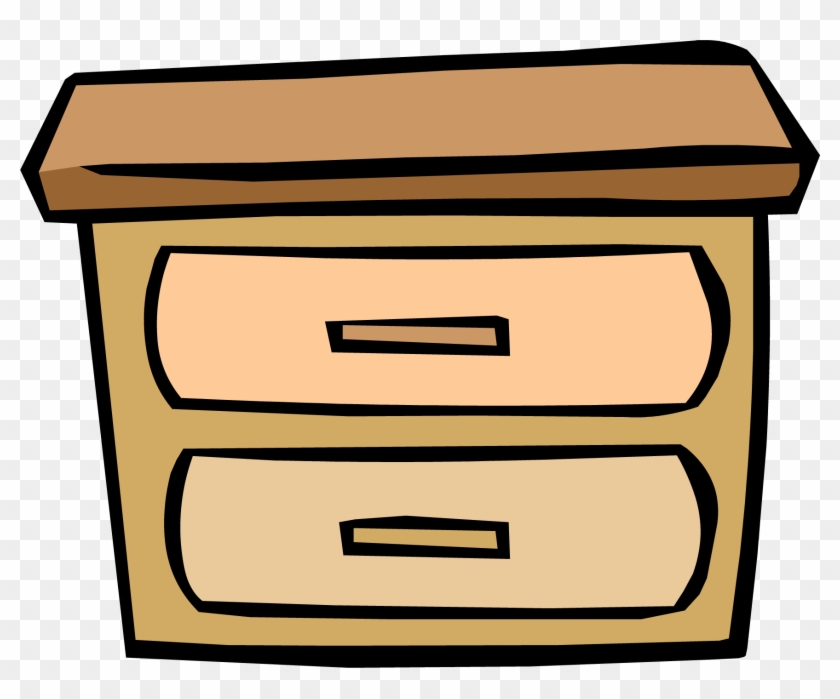 Dresser Clipart Transparent - Club Penguin Wooden Furniture #389955