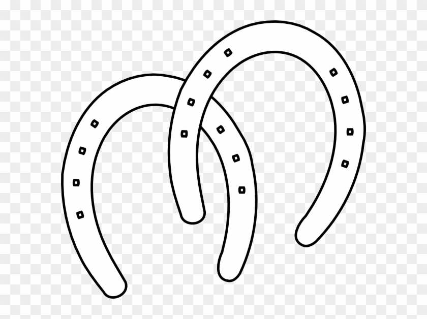 Horseshoe Clipart Double Horseshoe - Double Horseshoe Png #390104