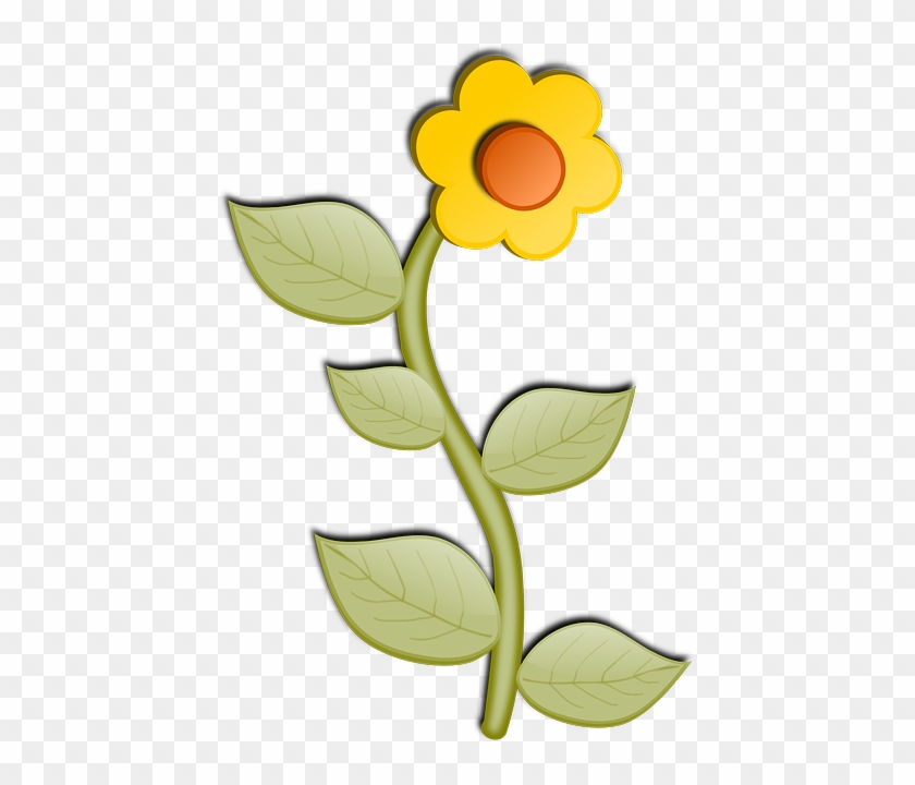 Nature Sunflower, Flower, Bloom, Blossom, Leaves, Nature - Flower Cartoon No Background #390166