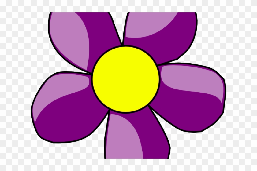 Purple Flower Clipart - Flower Clip Art #390222