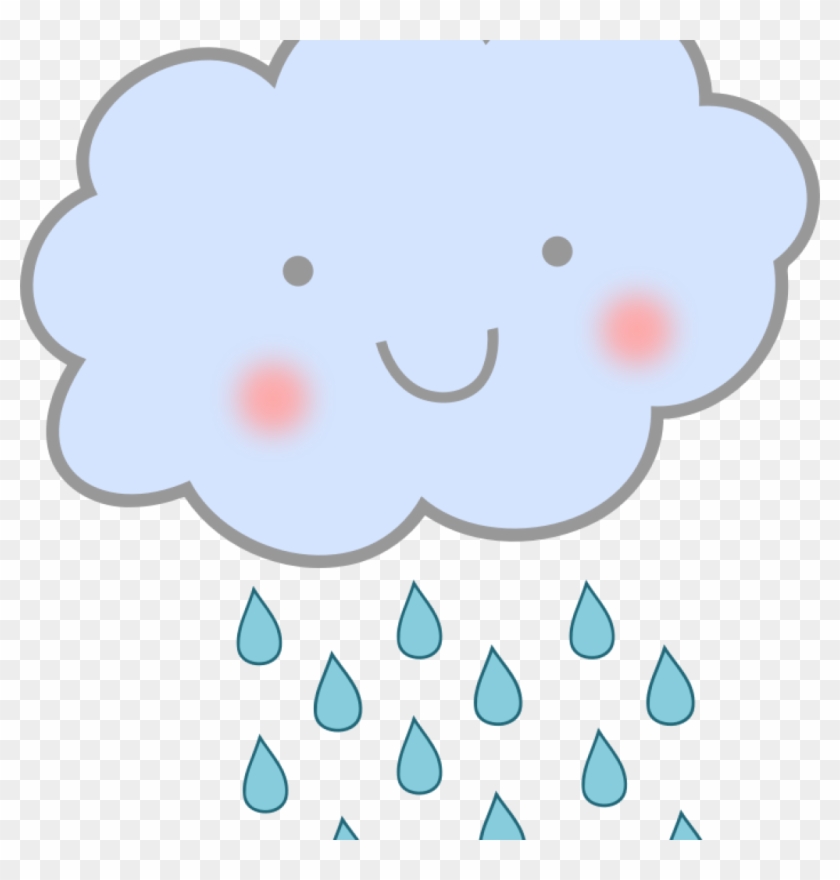 Rain Cloud Clipart Clipart Cute Rain Cloud Clipart - Cute Rain Transparent Clipart #390317