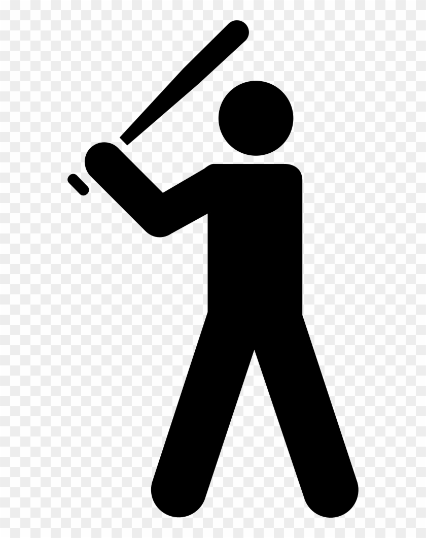 Baseball Player Comments - Stick Figure Playing Baseball #390327