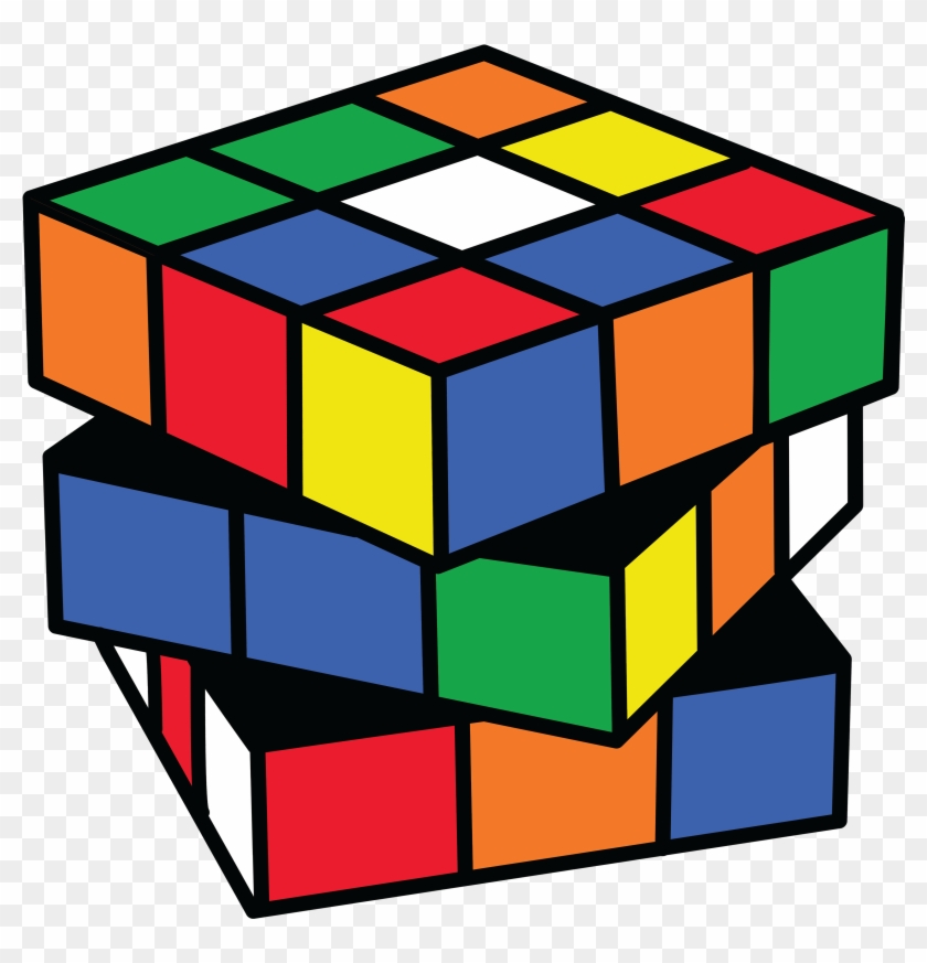 Rubiks Cube Puzzle Clipart Free - Cube #390331