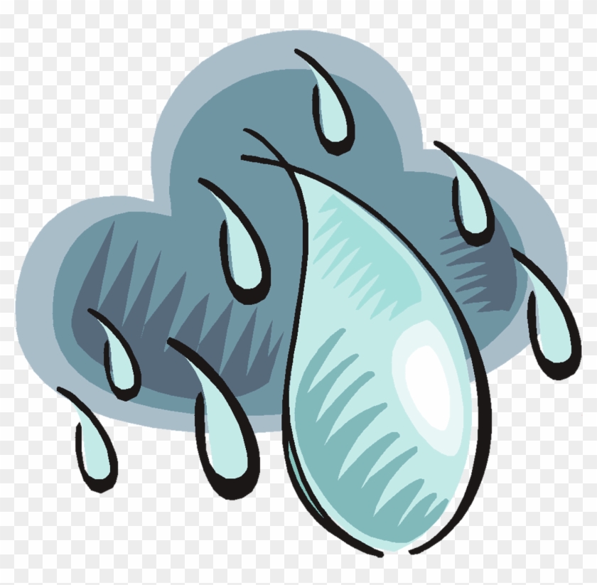 Cartoon Rain Cloud - Cartoon Rain Cloud #390333