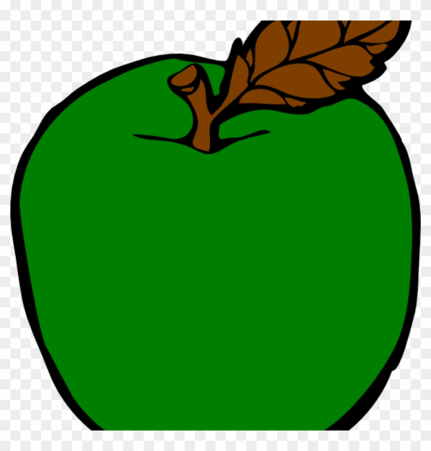 Green Apple Clipart Green Apple Clip Art At Clker Vector - Teacher Clipart Black And White #390344