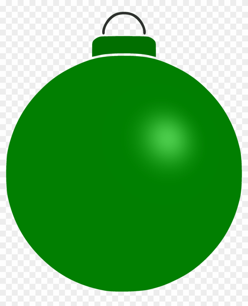 Green Clipart Bauble - Plain Ornament Clip Art #390365