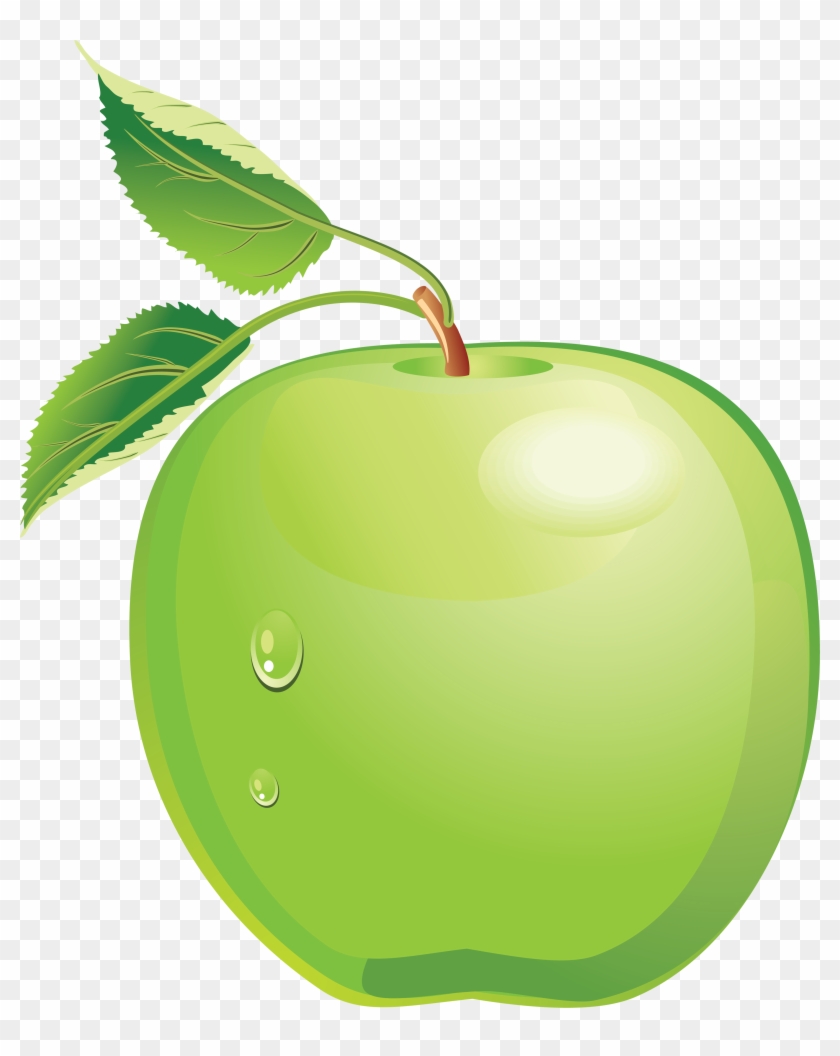 Green Apple Clip Art - Green Apple Clipart Png #390371