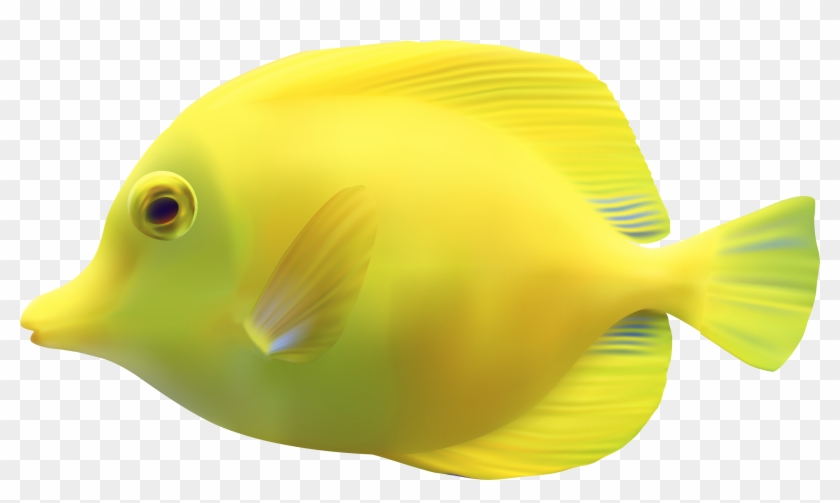 Yellow Zebrasomatang Fish Png Clipart - Yellow Zebrasomatang Fish Png Clipart #390450
