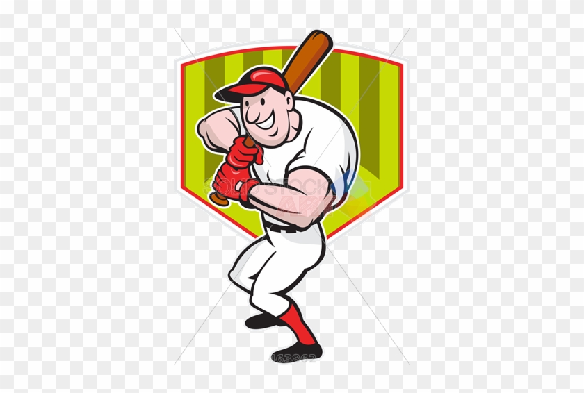 Stock Illustration Of Old-fashioned Cartoon Drawing - Baseball #390525