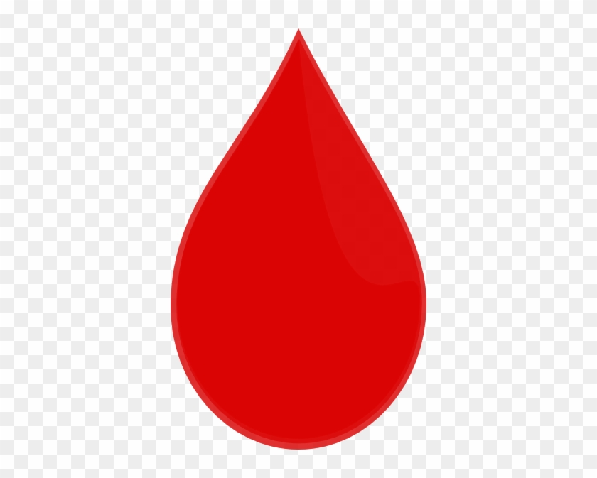Cartoon Blood Drop - Red Tear Drop Clip Art #390539