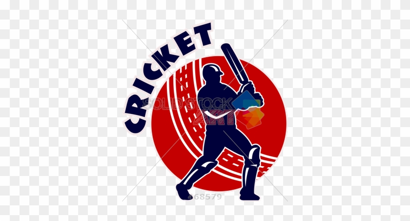 Stock Illustration Of Retro Cartoon Drawing Of Cricket - Cartoon Images On Cricket #390588