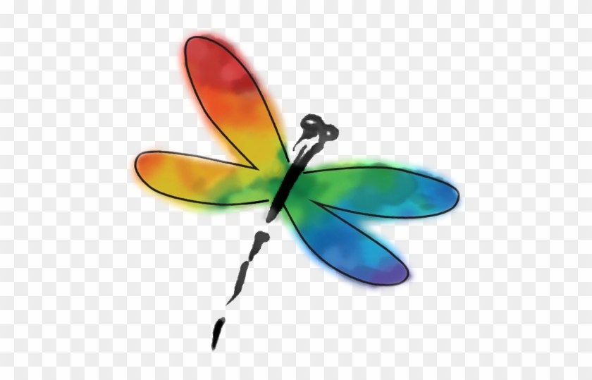 Dragonfly Color Graphic - Graphics #390692