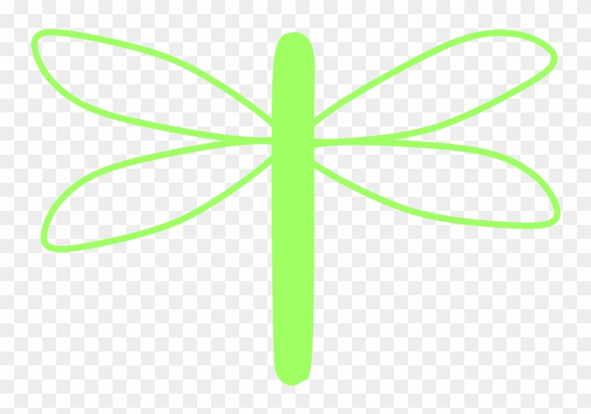 Free Green Dragonfly - Clip Art #390694