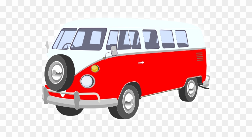 Red Vw Bus Clipart #390773