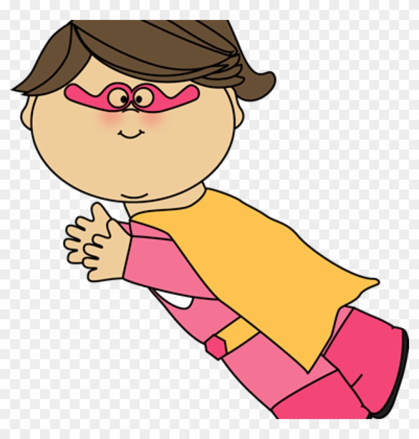 Superhero Kids Clipart Superhero Clip Art Superhero - Flying Superhero Clipart #390785