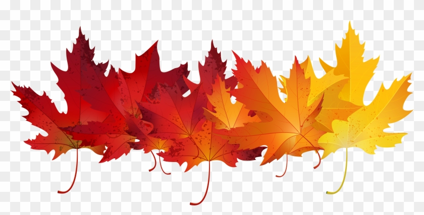 Red Autumn Leav Red Autumn Leaves Transparent Clip - Fall Leaves Clip Art #390791
