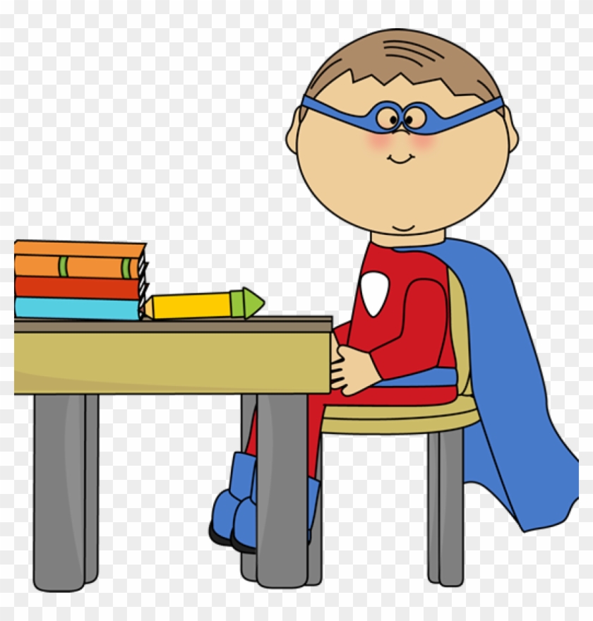 Superhero Kids Clipart Superhero Clip Art Superhero - Superhero At School #390818