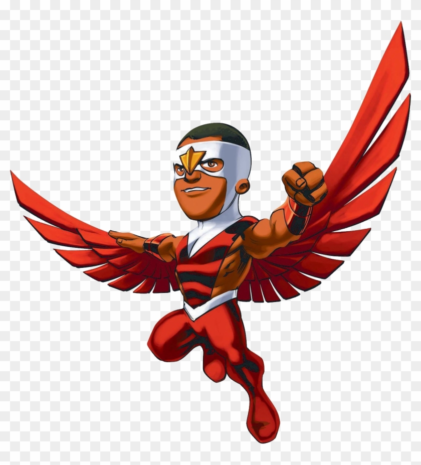 Marvel Superhero Squad Free Printable Image Or Labels - Super Hero Squad Marvel Falcon #390821