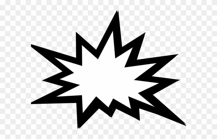 Pow Clip Art At Clker - Superhero Blast Clipart #390830