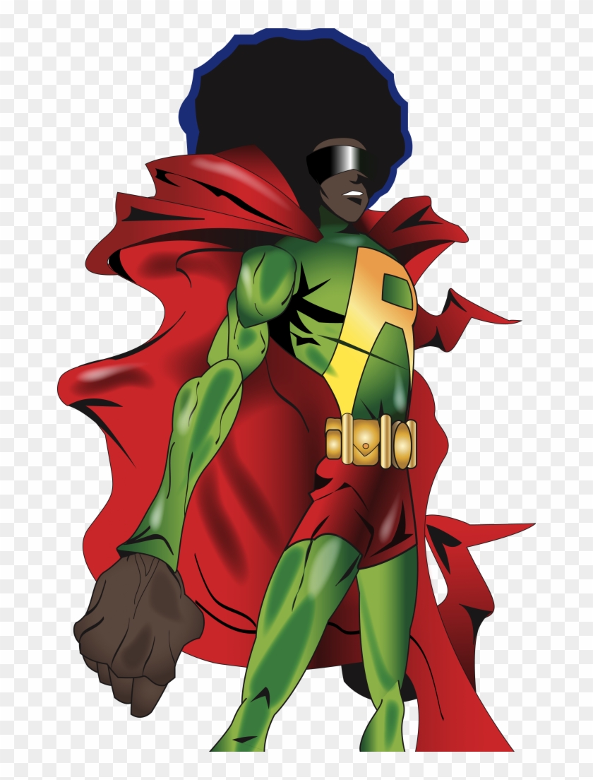 Afroman Kids Space - Super Heroe Con Afro #390848