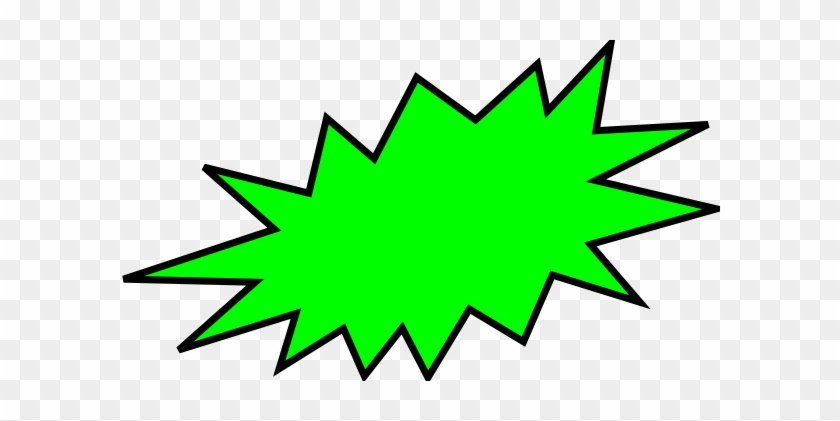 Green Burst Clip Art At - Burst Clipart #390853