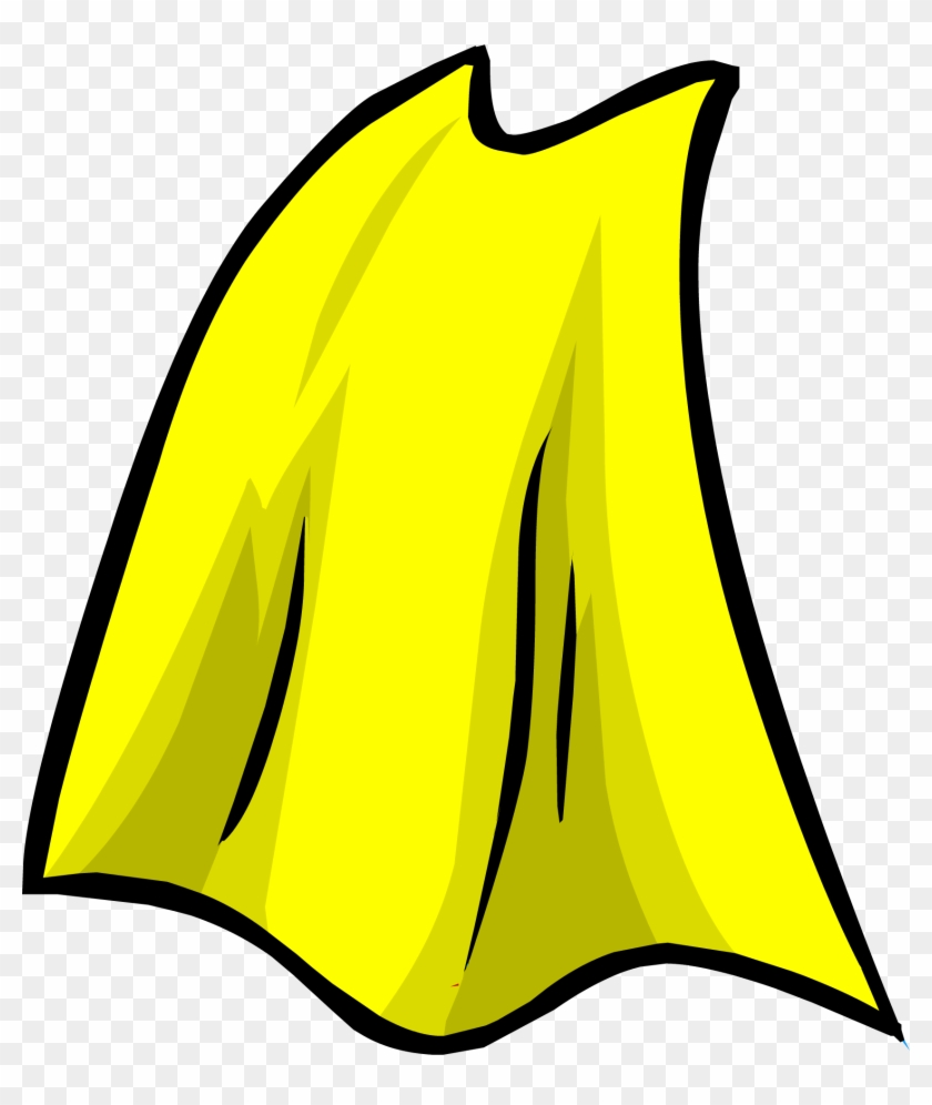 Yellow Cape - Super Hero Cape Png #390864