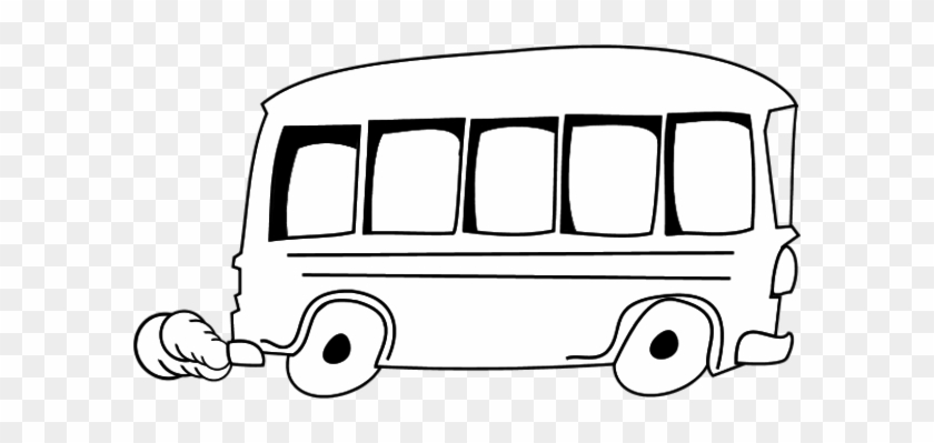 School Bus Clipart - Bus Clip Art Black And White #390871