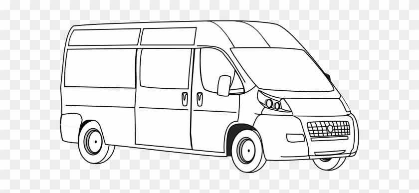 Church Van Clipart - Van Clipart Black 