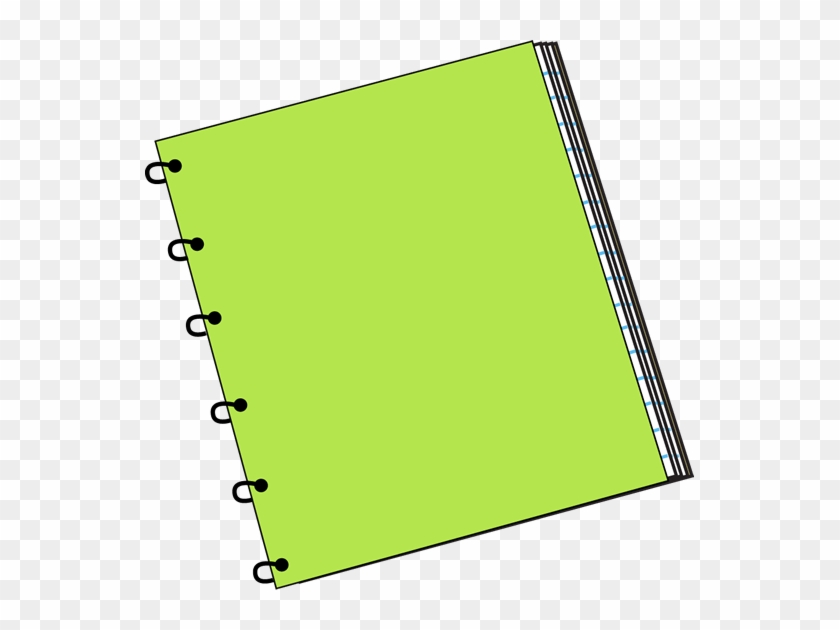 Green Spiral Notebook - Notebook And Pencil Clip Art #390900
